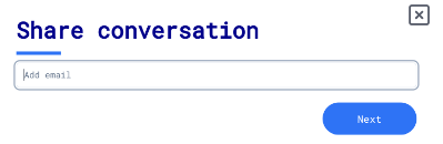 convo share modal